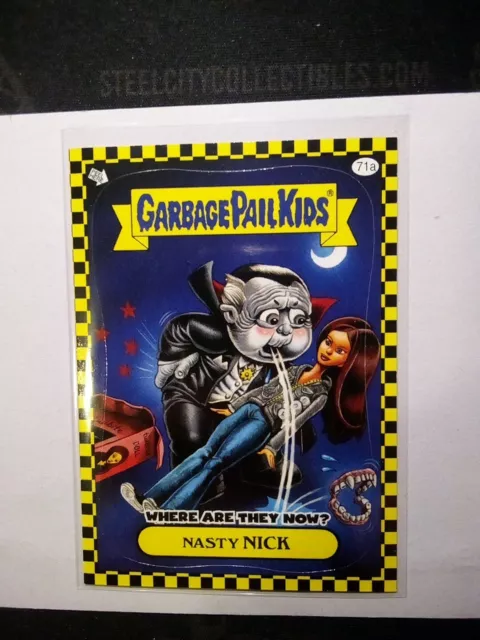 2010 Garbage Pail Kids Flashback Series 1 - 71a - Yellow Border