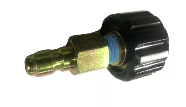 Pressure Washer Quick Connect M22 -14mm X 1/4" Quick Connect Plug-Karcher Style