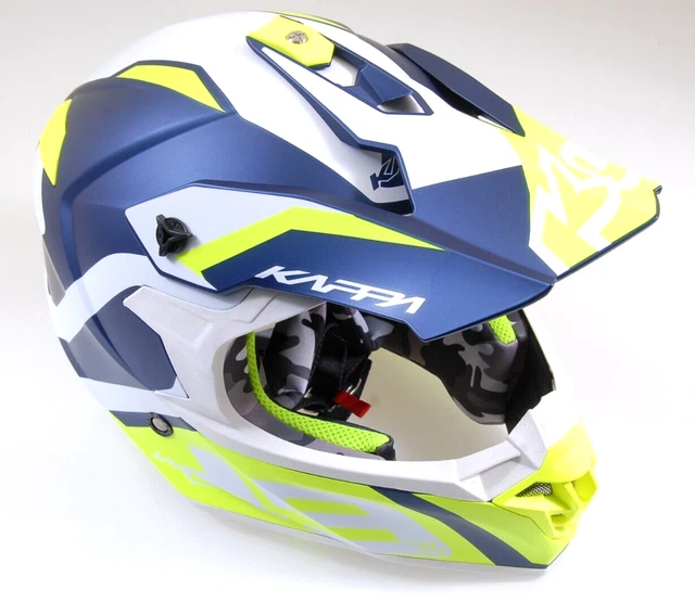 Kappa Casque Cross KV49R Evo Great Bleu Mat / Blanc Gr. XXL K #5