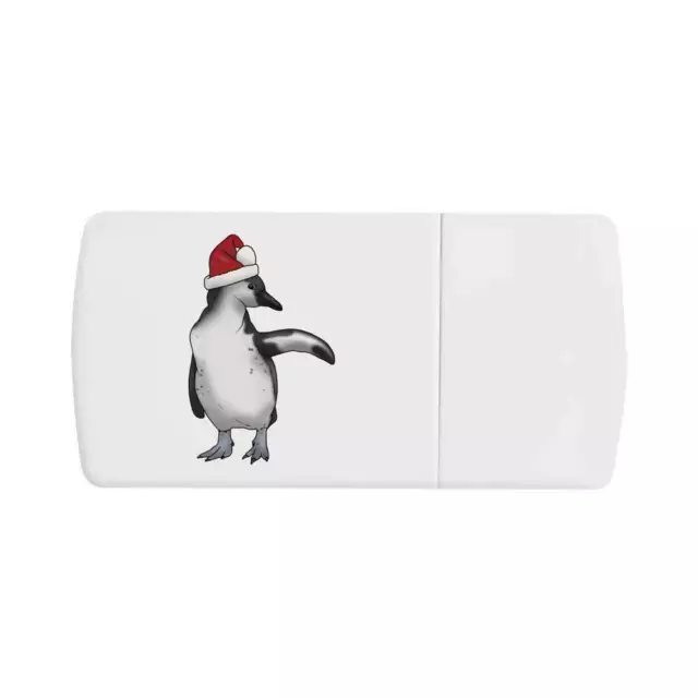 'Christmas Penguin' Pill Box with Tablet Splitter (PI00028085)