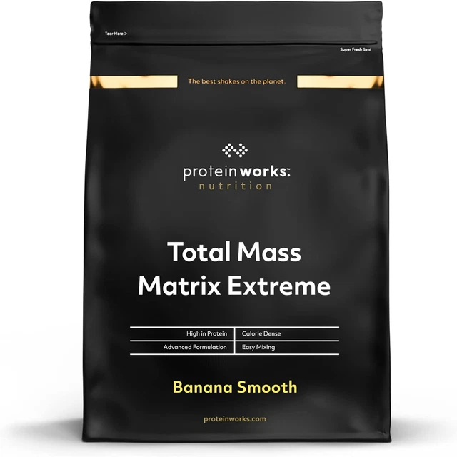 PROTEIN WORKS - Total Mass Matrix Extreme Mass Gainer | High Calorie