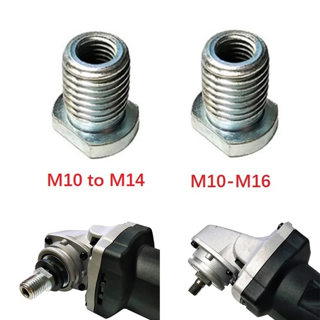 Adattatore connettore filettato per smerigliatrice angolare da M10 a M14/M16 con