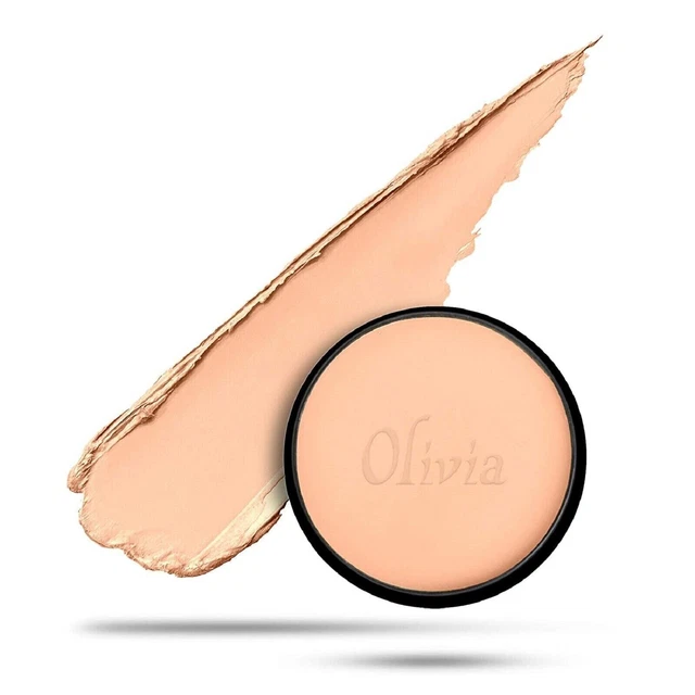 Olivia 100% Waterproof Pan Cake Natural Honey Makeup Concealer Shade No.26