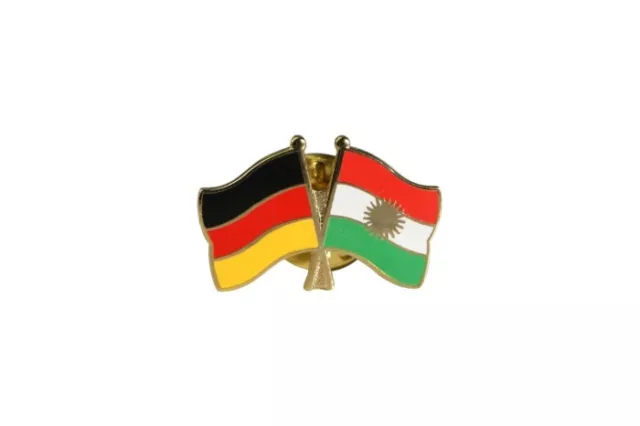 Deutschland - Kurdistan Flaggen Pin Fahnen Pins Fahnenpin Flaggenpin Anstecker