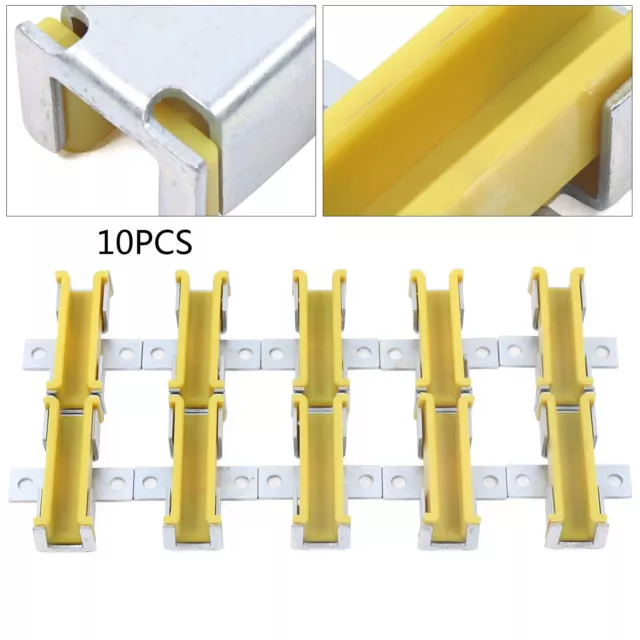 Stable 10 16mm Guide Rail Elevator Guide Shoes Lift Polyurethane Low Loss
