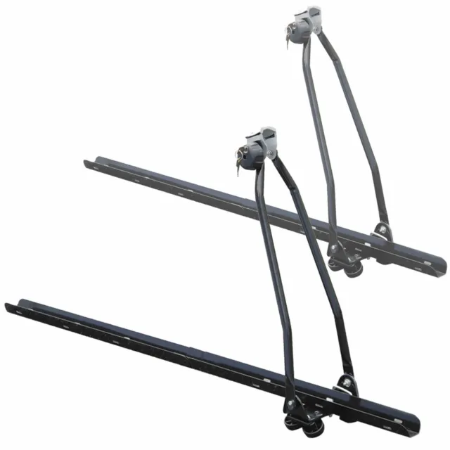 Universal Bike Carrier Car Roof Bicycle Upright Mounted Cycle Locking Rack X2