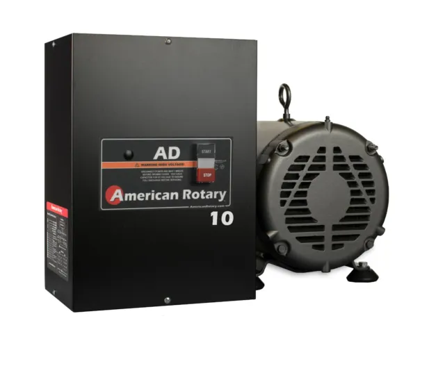 American Rotary Phase Converter AD10 - 10 HP Digital Controls | Free Shipping