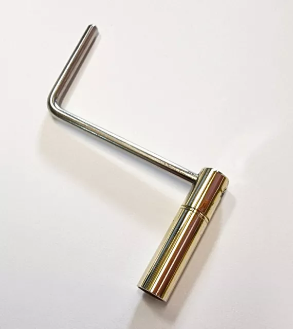 No. 9 ( 4.5mm)Vienna Brass Crank key for Grandfather Longcase Clock winding tool