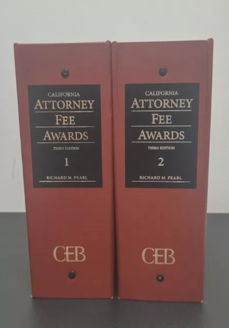 2023 CEB California ATTORNEY FEE AWARDS Full Content, CD-Rom, Index, Tables