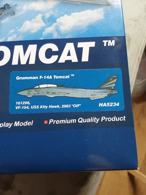 HOBBY MASTER AVIATION 1:72 HA5234 F-14ATomcat USS Ktty Hawk, 2003