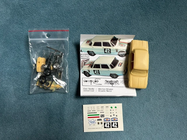 自動車 ALFA ABARTH 1100 RECORD BARNINI 1/43 KIT 自動車 ALFA
