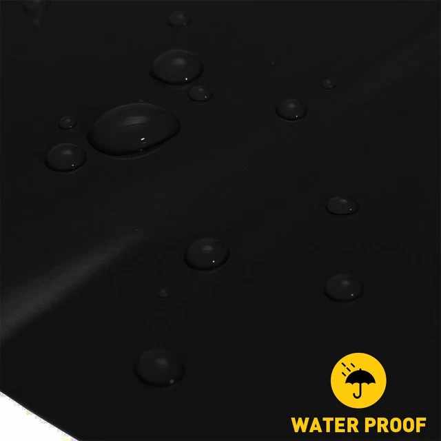 Striscia Visiera Sun 60""x8"" Premium Decalcomania Vinile Parabrezza Pellicola PVC Fusa Nero