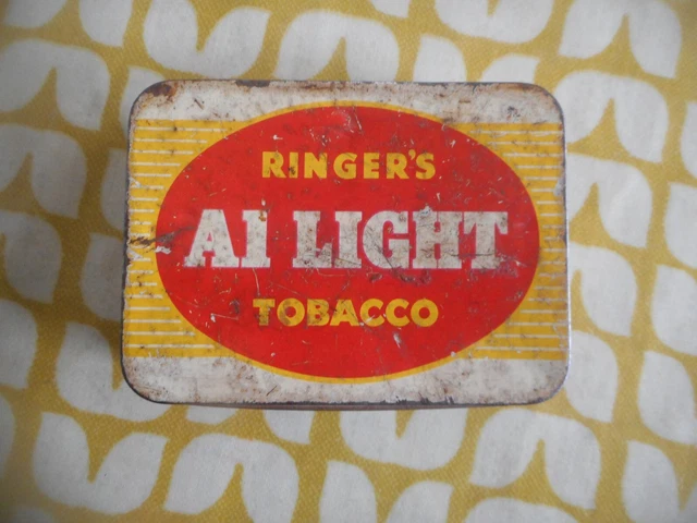 TOBACCO TIN 20 oz Ringer's A1 Light Tobacco specially blended for  handrolling £2.23