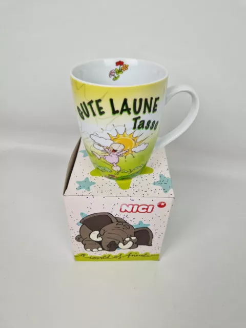 NICI Gute Laune Tasse Kaffeetasse Teetasse Kaffee Becher Mug Porzellan NEU OVP ✅