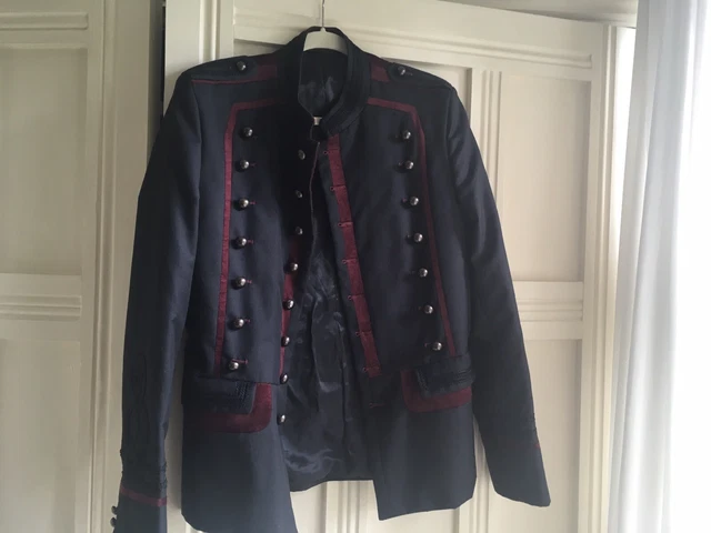 Zara Mens Military Blazer/ Jacket £55.00 - Picclick Uk