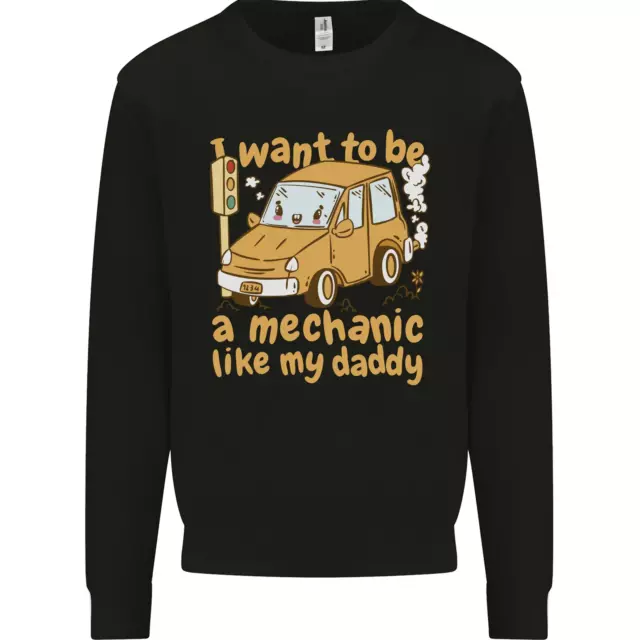 I Want To Be Un Meccanico Come il Mio Papà Uomo Felpa Maglione