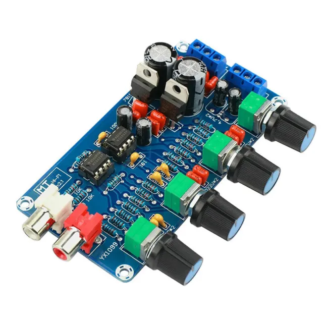 NE5532 Stereo Pre-amp Preamplifier Tone Board Audio 4 Channels Amplifier Mod-xd