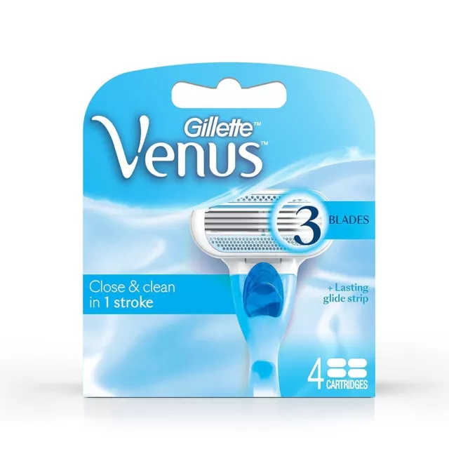 4 piezas GILLETTE VENUS POUR ELLA RECAMBIOS. IMPORTACIÓN