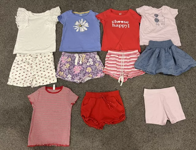 Girls Summer Clothes Bundle Size 5 (11 Items)