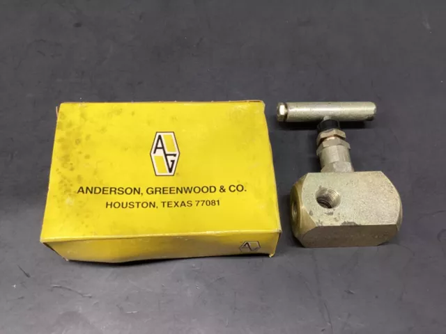 Anderson Greenwood M5FC-2 Manual Needle Valve 02-2156-520 6000psi #07G89PR7*OH