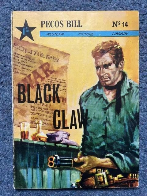 Pecos Bill Wild West Picture Library Comic No. 14 Black Claw