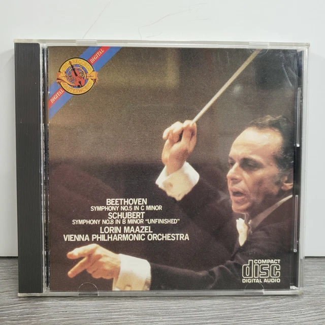 LORIN MAAZEL VIENNA Orchestra Beethoven Schubert 1983 Cbs Cd Japan