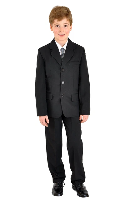Mit Weste Und Krawatte Jungen-Anzug 5-teilig - Klassisches Set Für Hochzeit, Taufe & Festliche Anlässe Klassischer Anzug