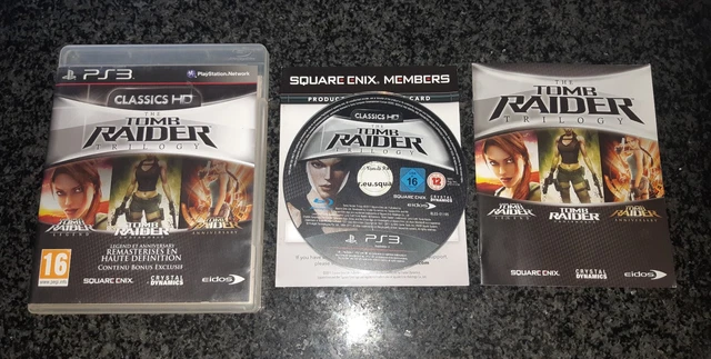 The Tomb Raider Trilogy Classics HD – PS3 – Complet, Très Bon état