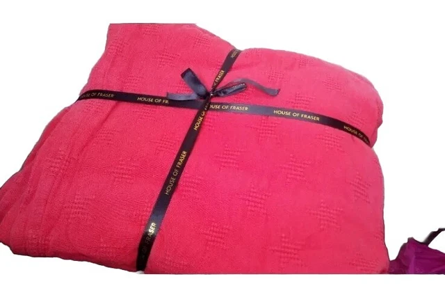 Vintage Luxury Bedspread  Stone Washed Cotton. House of Fraser Brand New (A1)