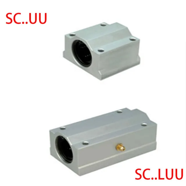 SC..UU SC..LUU Linear Ball Bearing Slide Unit Pillow CNC 6-50mm Bore - All Size