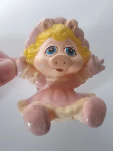 Vintage Jim Hensons 1989 Muppet Babies Miss Piggy Squeeze Toy