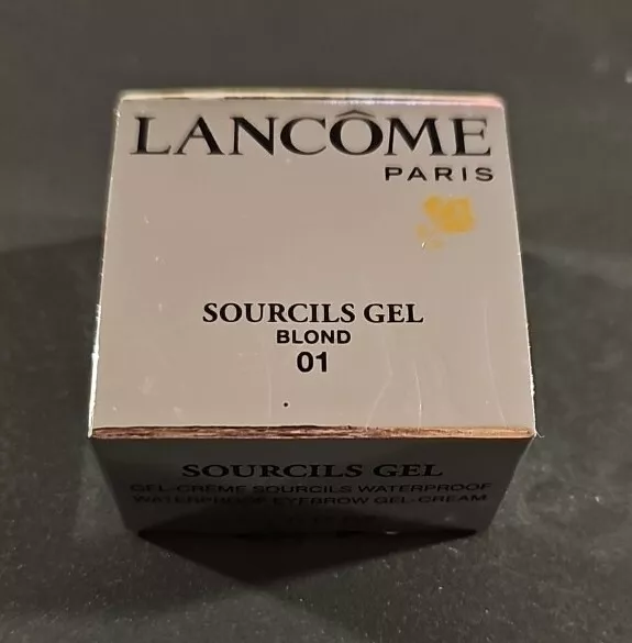 Lancome Sourcils Gel Creme Waterproof Eyebrow 01 BLOND 0.17 oz / 5 g NIB