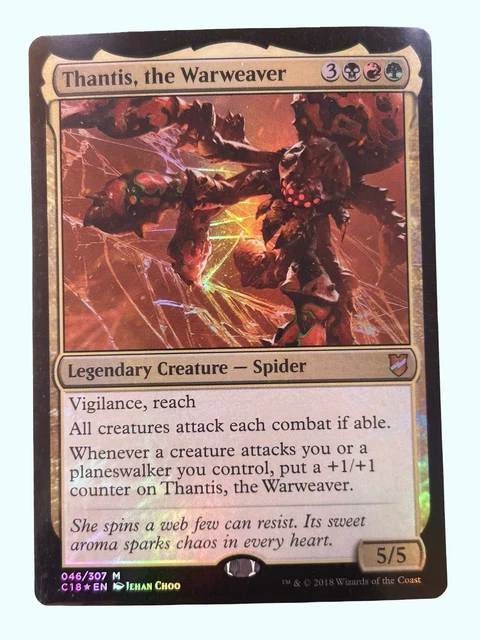 FOIL Thantis, The Warweaver – Commander MTG – Near Mint – Magic The Gathering Single