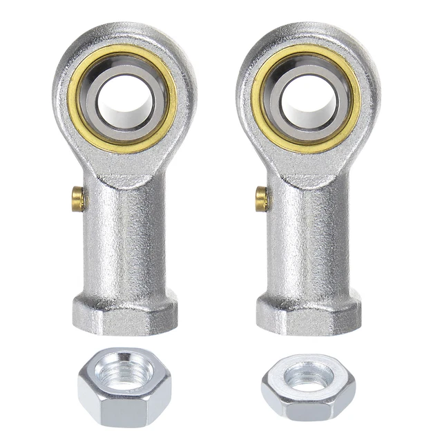 PHSB5 5/16 Female Rod End Set - 2pcs of 5/16-24 Left & Right Thread with Jam Nut