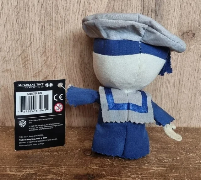 CORPSE BRIDE PLUSH Skeleton Boy Tagged Tim Burton Mcfarlane Soft Toy ...