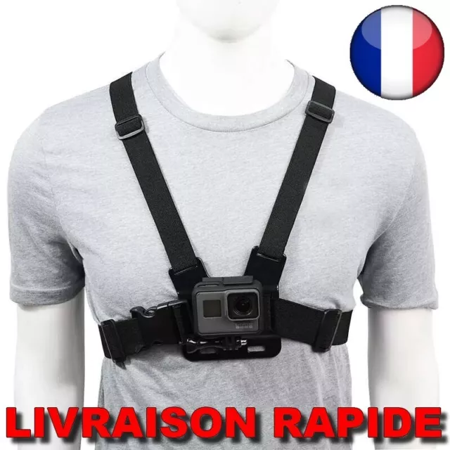 ✅ Sangle Poitrine Ceinture Montage pour Gopro fore 9 8 7 6 5 Caméra Action Vidéo