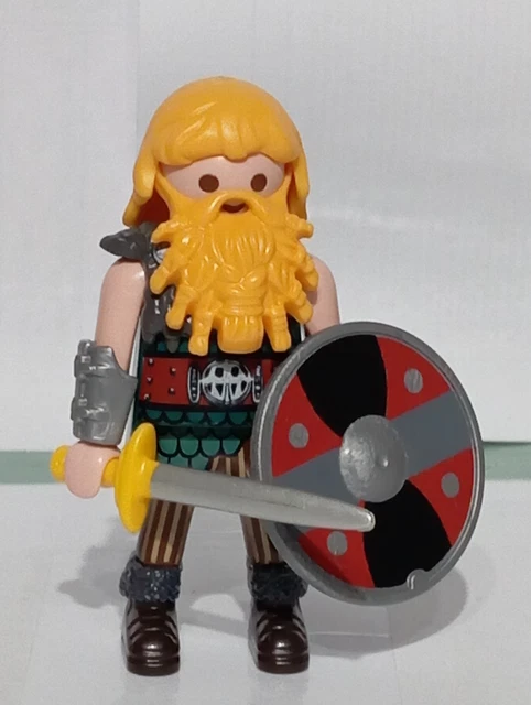 Figurines Playmobil Guerriers Vikings/gaulois - Lot De Pièces Détachées D'occasion - Références Multiples