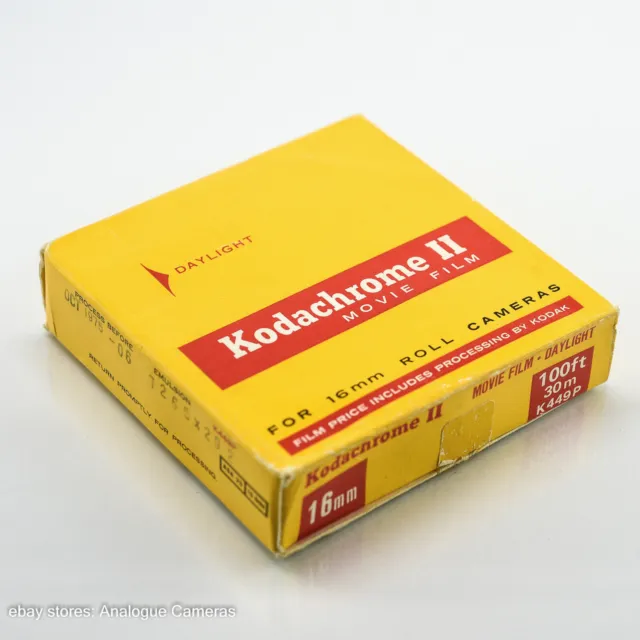 Kodachrome II 16mm Film 100ft Roll