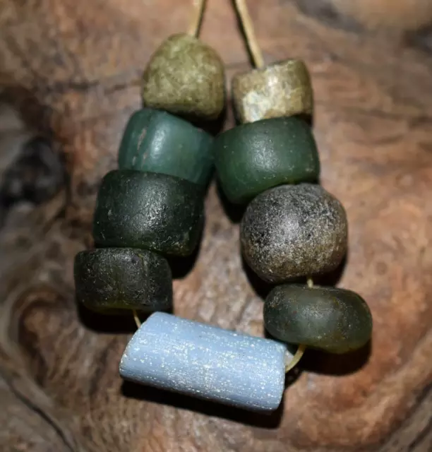 Ancient Glass Excavated Djenne Dig Beads Mali African Trade Circa 1000 Years Old 2