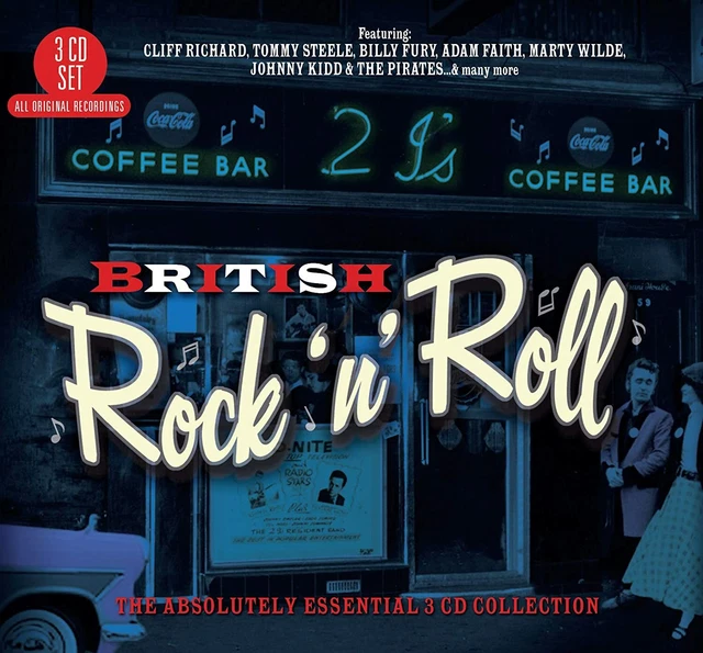 British R'n'r (3Cd) Cliff Richard~Tornados~Adam Faith~Shadows~Billy Fury + *New*