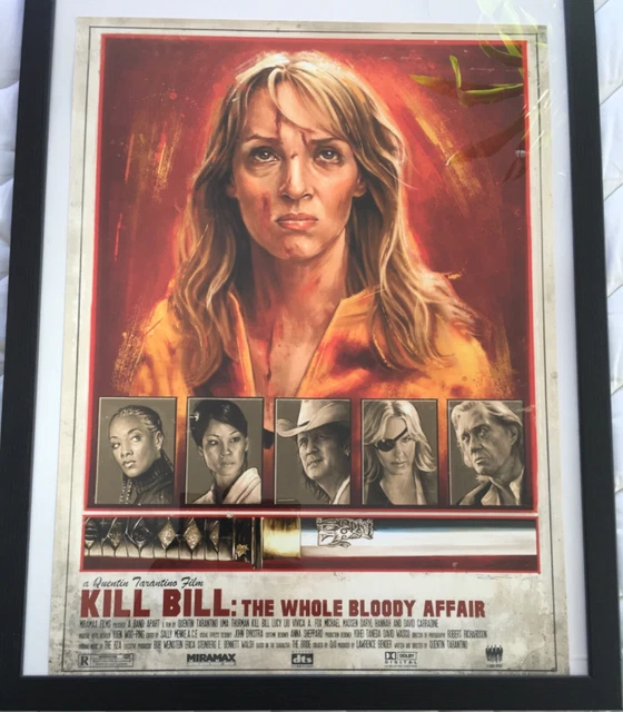 Robert Bruno Kill Bill Edizione Limitata Stampa Poster AP 13/20 Tarantino nt mondo