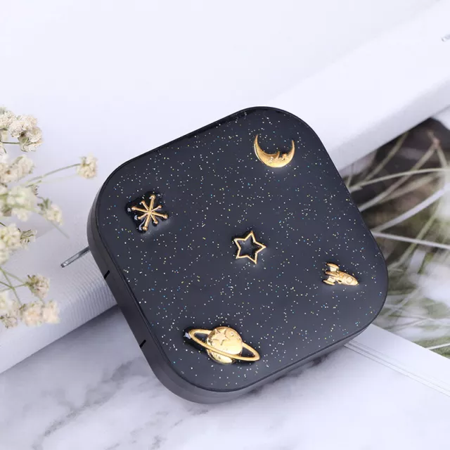 Stars Moon Mini Contact Lens Case Box Container Holder Eye Care Kit Set MirY-wf