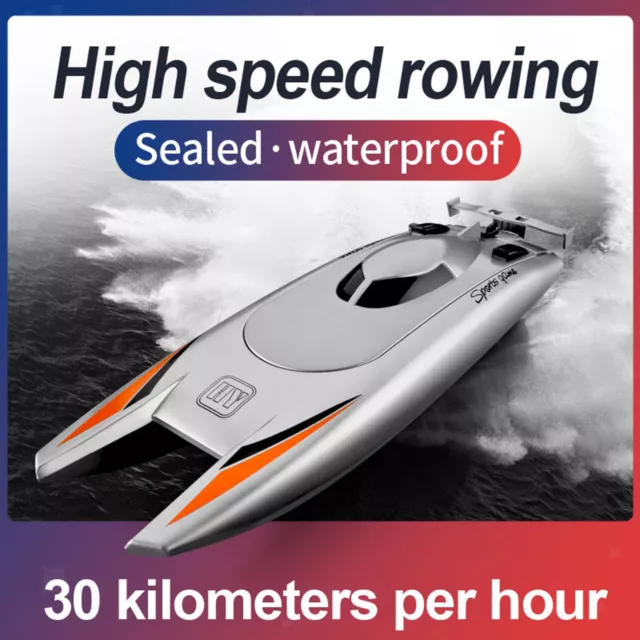 RC Boat 30km/h High Speed Remote Control Racing Boat Watercraft 25 minutes