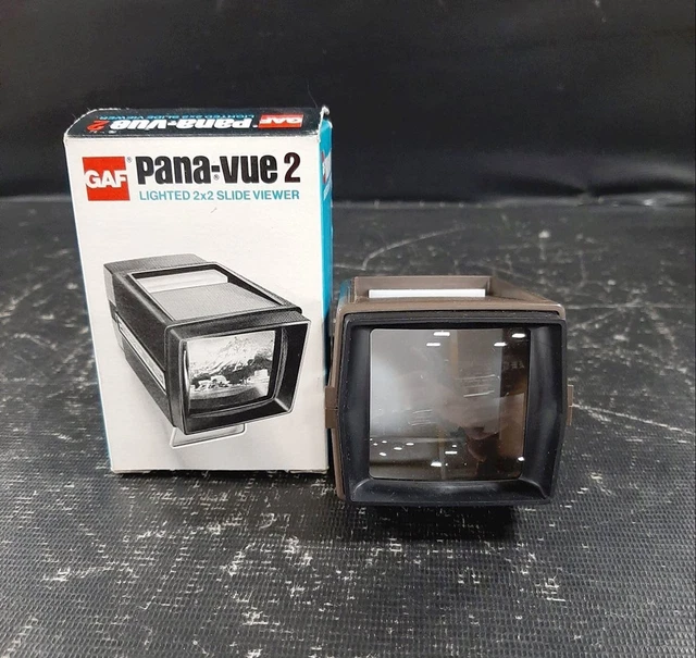 Vintage GAF Pana-Vue 2 Lighted 2x2 Slide Viewer