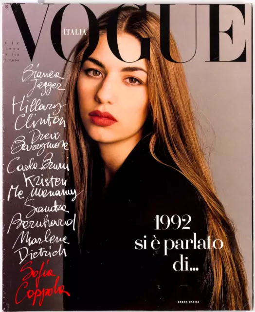 Sofia Coppola CHRISTY TURLINGTON Meghan Douglas ANNA NICOLE SMITH ~ Vogue Italia