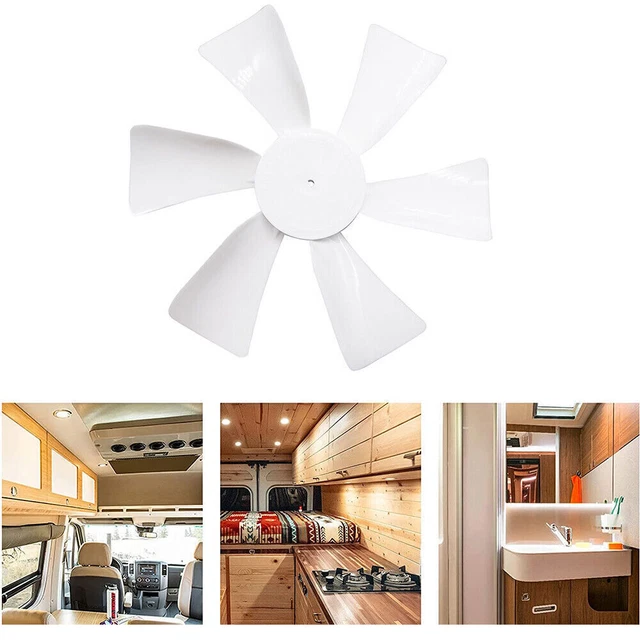 6& RV VENT Motor Bath Exhaust Fan Blade 12V Home Bathroom Mobile Home