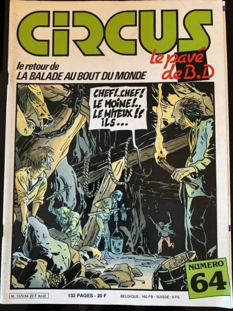 Circus n°64 du 8/1983; La balade au bout du monde/ Moulin Rouge/ Pastiche