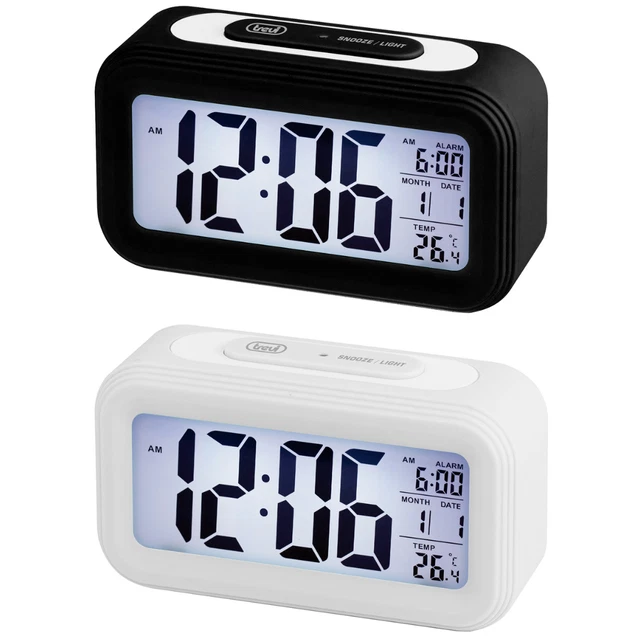 OROLOGIO DA TAVOLO digitale a LED sveglia sveglia luce notturna con display dell EUR 15,43