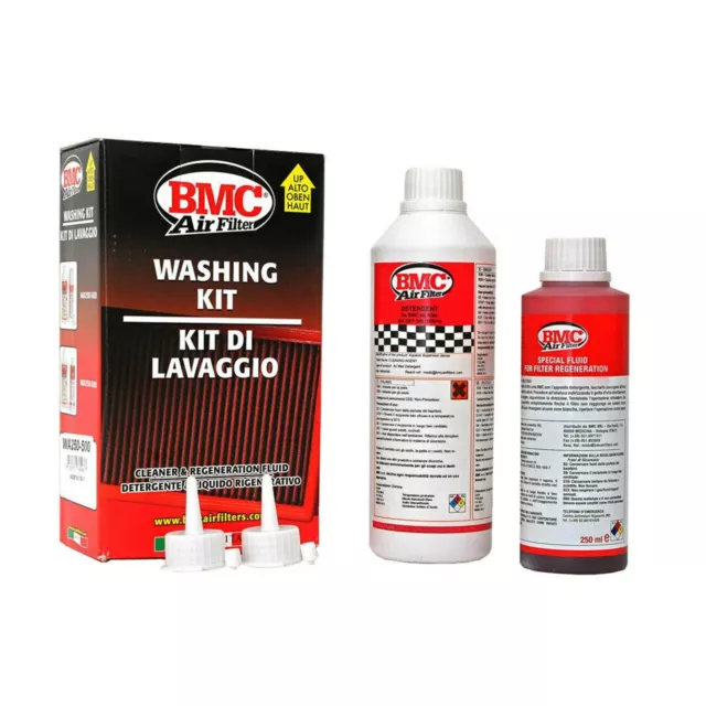 MF2112 - Kit pulizia rigenera filtro aria racing BMC Sport 500 250 ml detergente