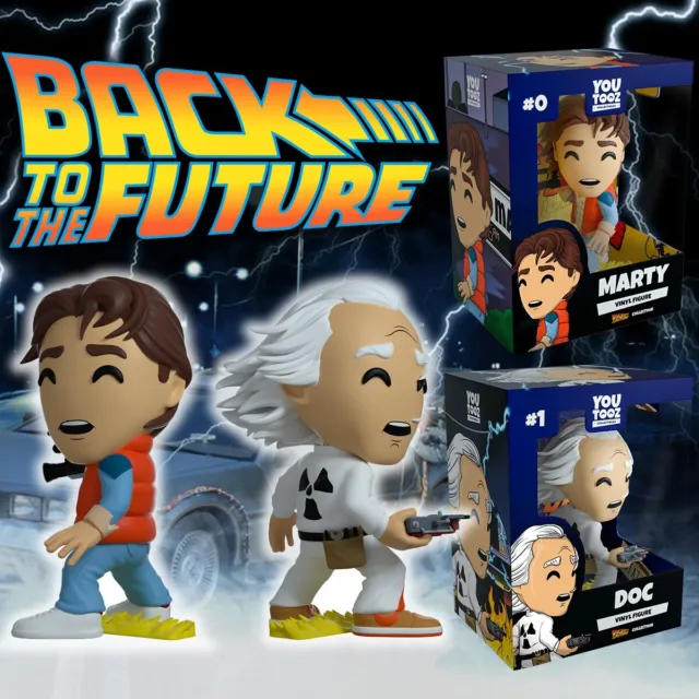 Youtooz Retour vers le Futur Pack 2 Figurines Marty Doc Back to the Future 11 cm